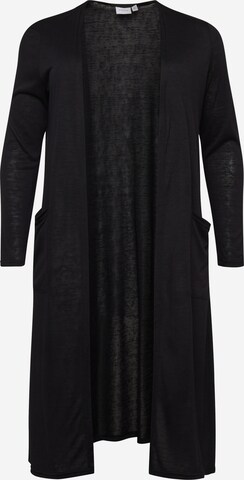 EVOKED Knit cardigan 'Sumi' in Black: front
