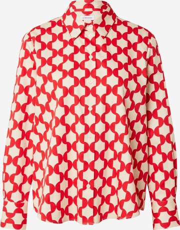 SEIDENSTICKER Blouse 'Schwarze Rose' in Rood: voorkant