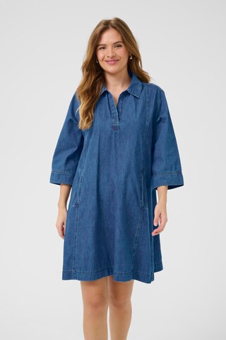 CULTURE Kleid 'Pin Arpa' in Blau: Vorderseite