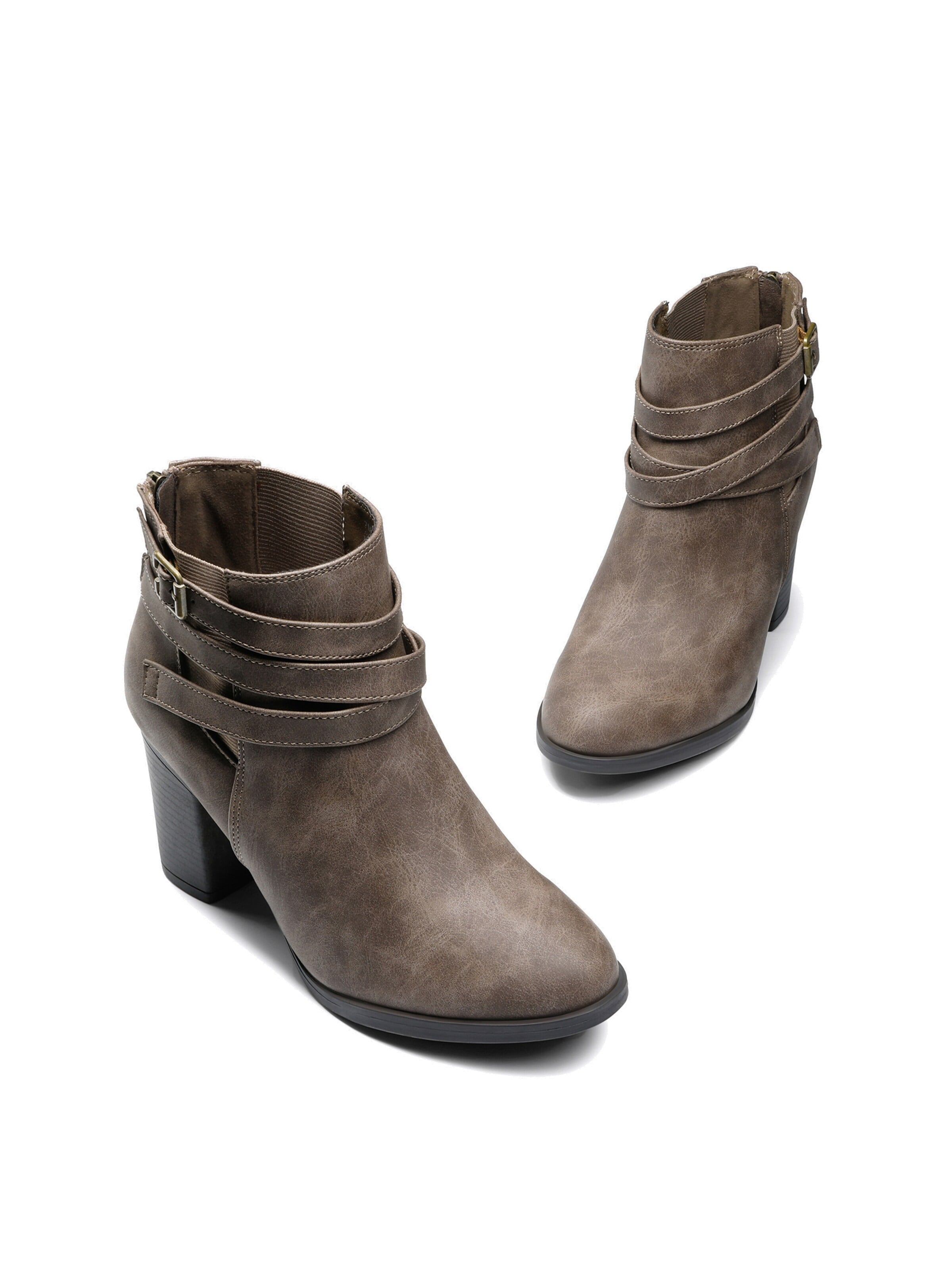 Boots 'DREAM PAIRS Damen Stiefel Stiefeletten' di Dream Pairs in grigio