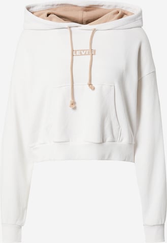 LEVI'S ® Sweatshirt 'Graphic Laundry Hoodie' in White: front