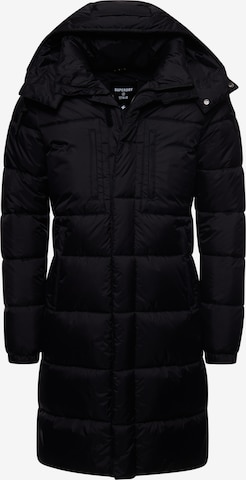 Superdry Płaszcz zimowy 'Touchline' w kolorze czarny: przód