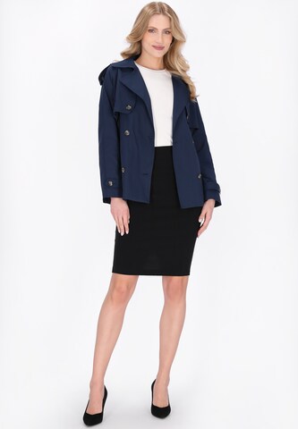 DreiMaster Klassik Tussenmantel 'Classic' in Blauw