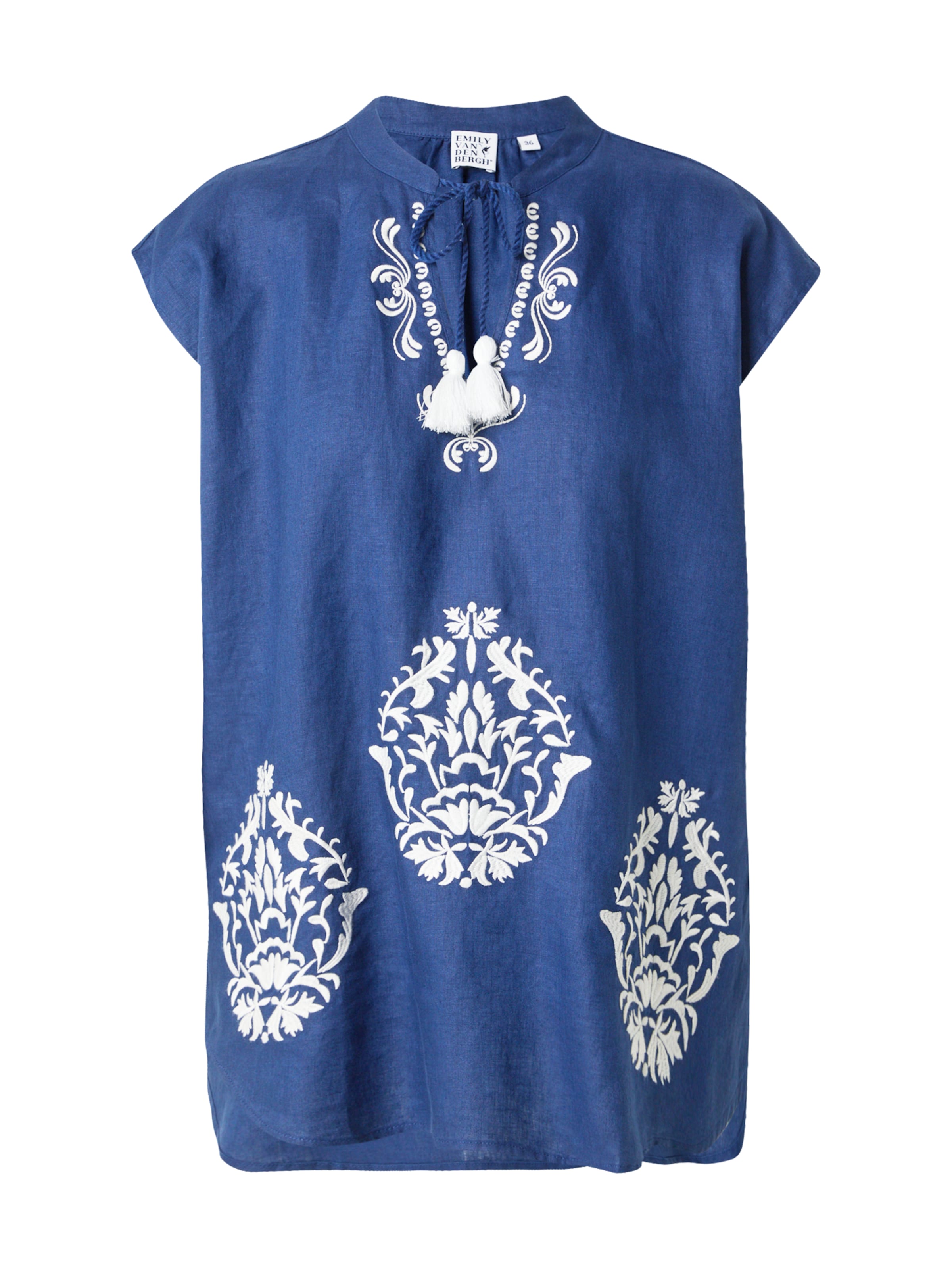 Emily Van Den Bergh Blouse in Blue: front