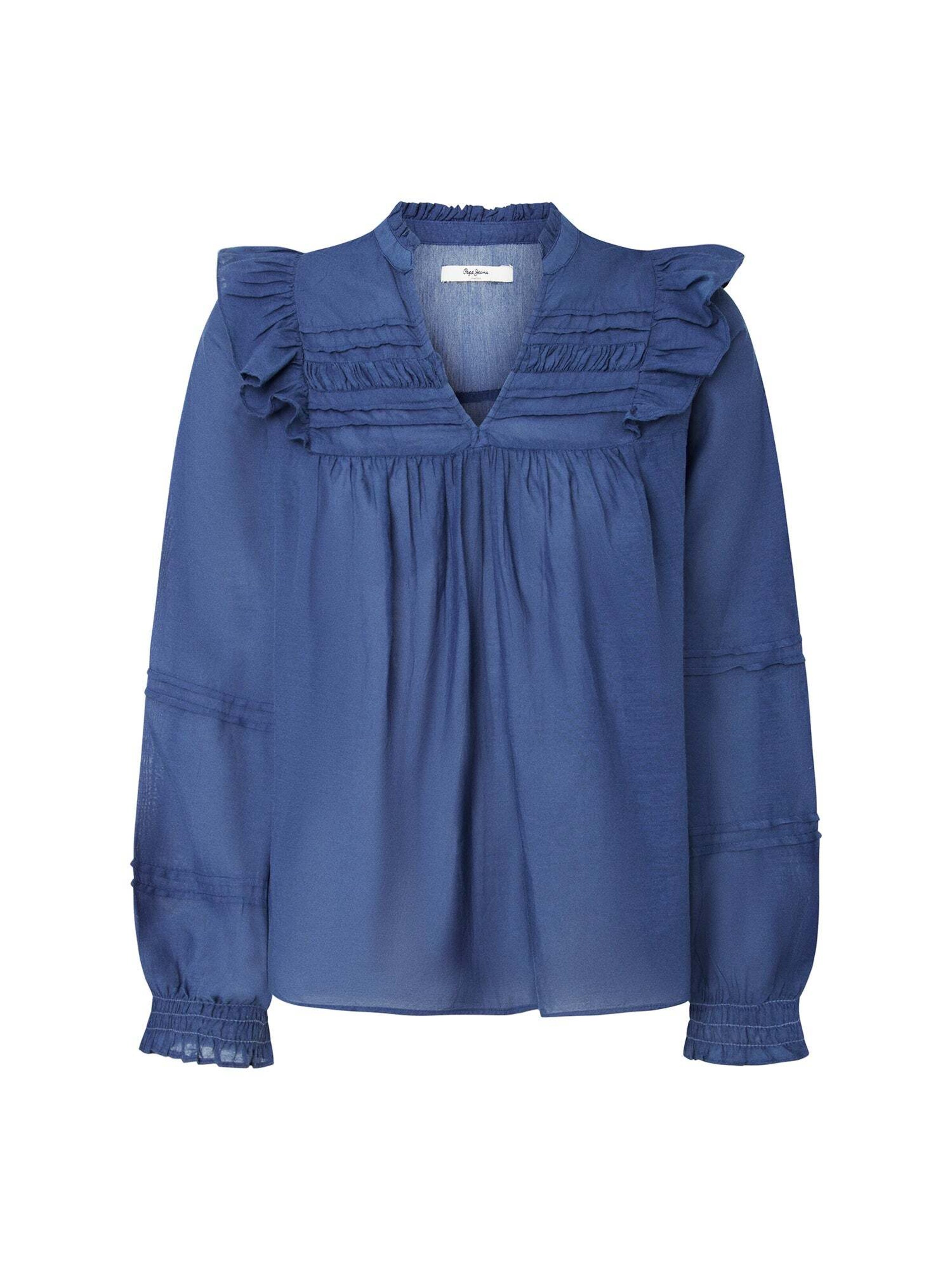 Pepe Jeans Bluse 'LORELY' in Blau: Vorderseite