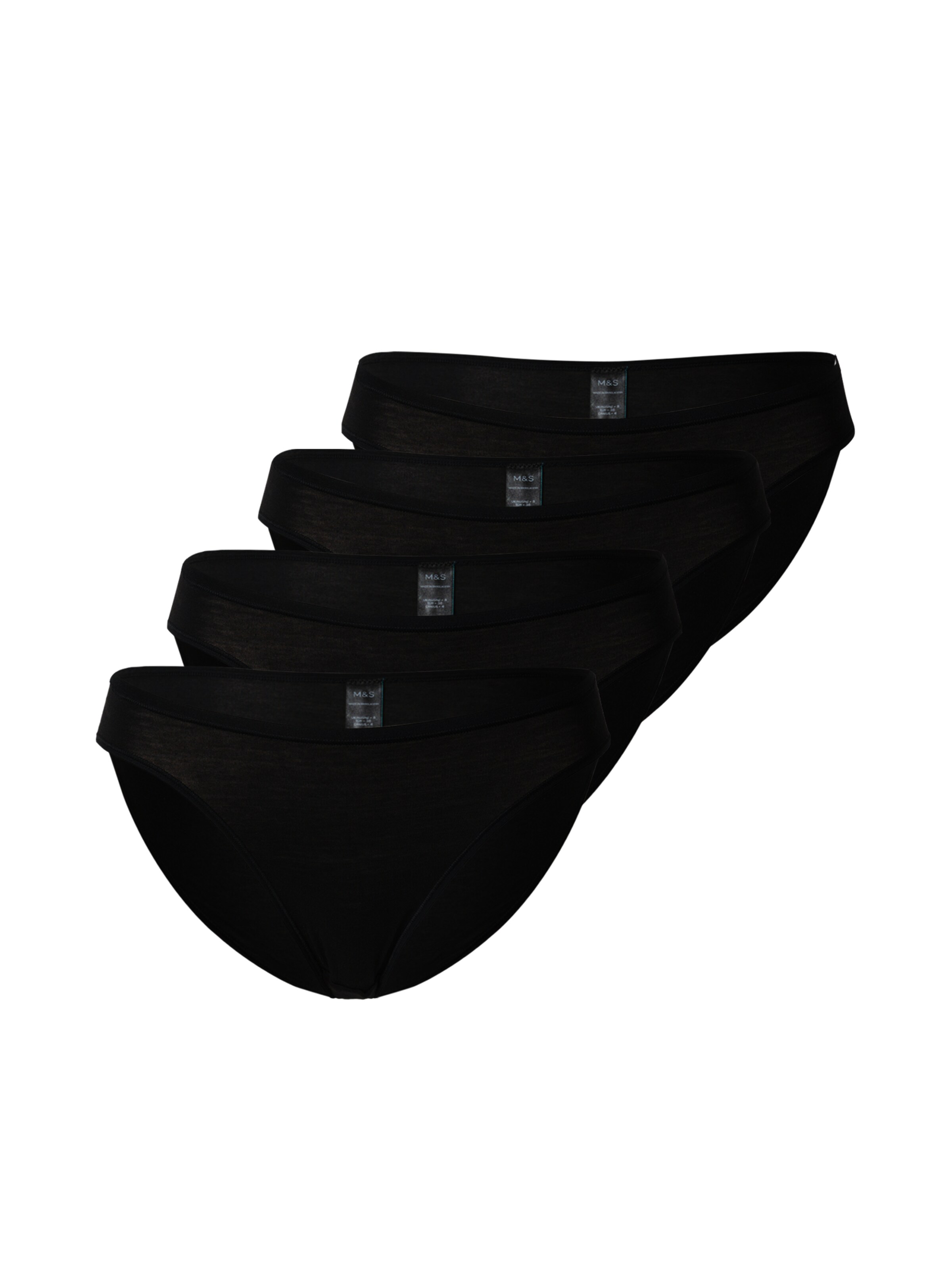 Slip di Marks & Spencer in nero: frontale