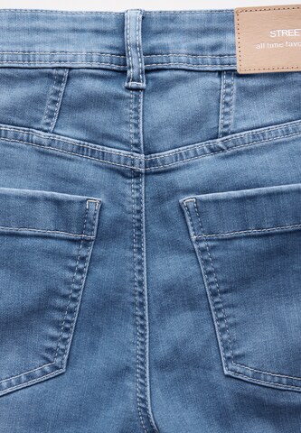 STREET ONE Slimfit Jeans i blå