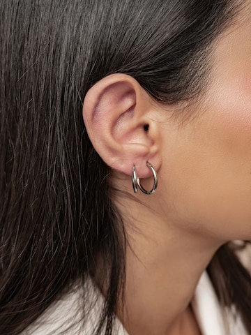 Hey Happiness - Pendientes 'Stack Duo' en plata