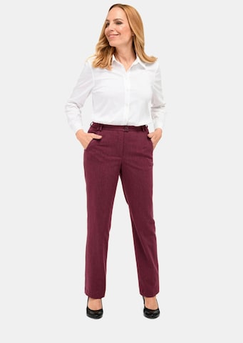 Goldner Regular Pantalon 'CARLA' in Rood