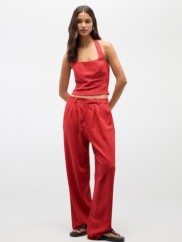 Haut Pull&Bear en rouge