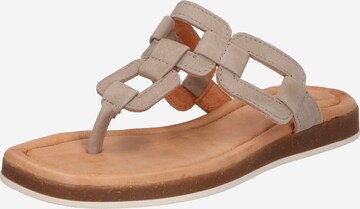 Apple of Eden T-Bar Sandals 'Hope' in Grey: front