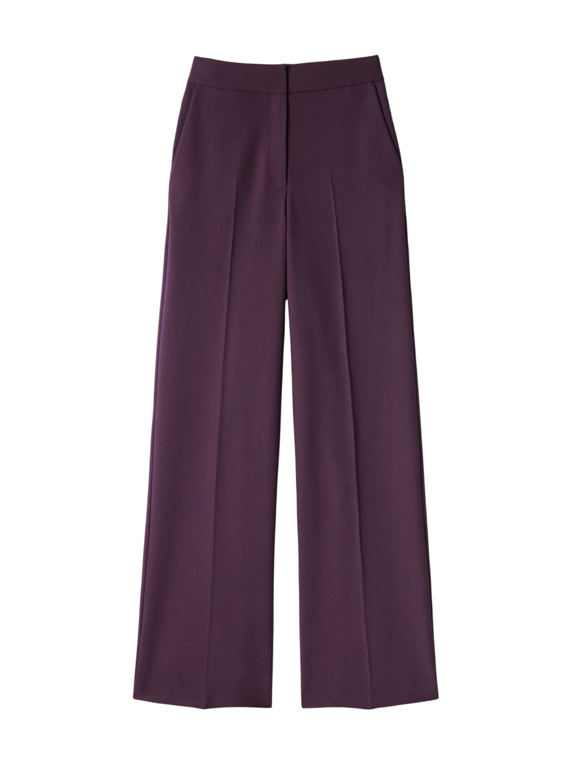 Regular Pantalon adl en violet : devant