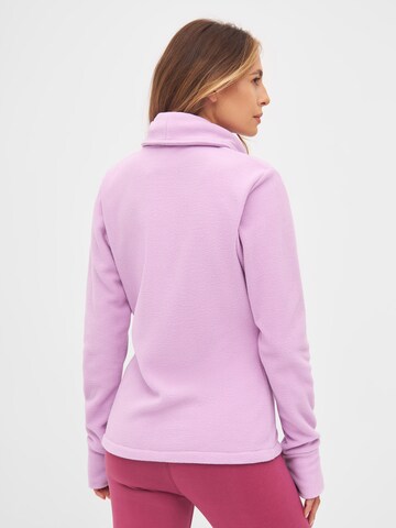 BENCH Fleece Jacket 'Funnel' in Purple