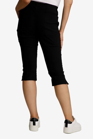 Coupe slim Pantalon Ulla Popken en noir