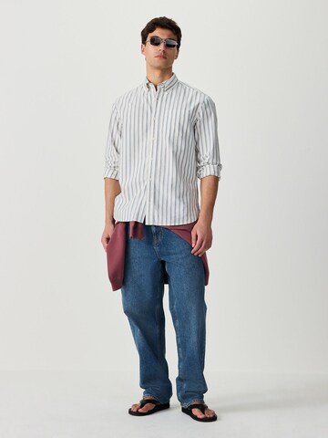 Next Средняя посадка Рубашка в Синий