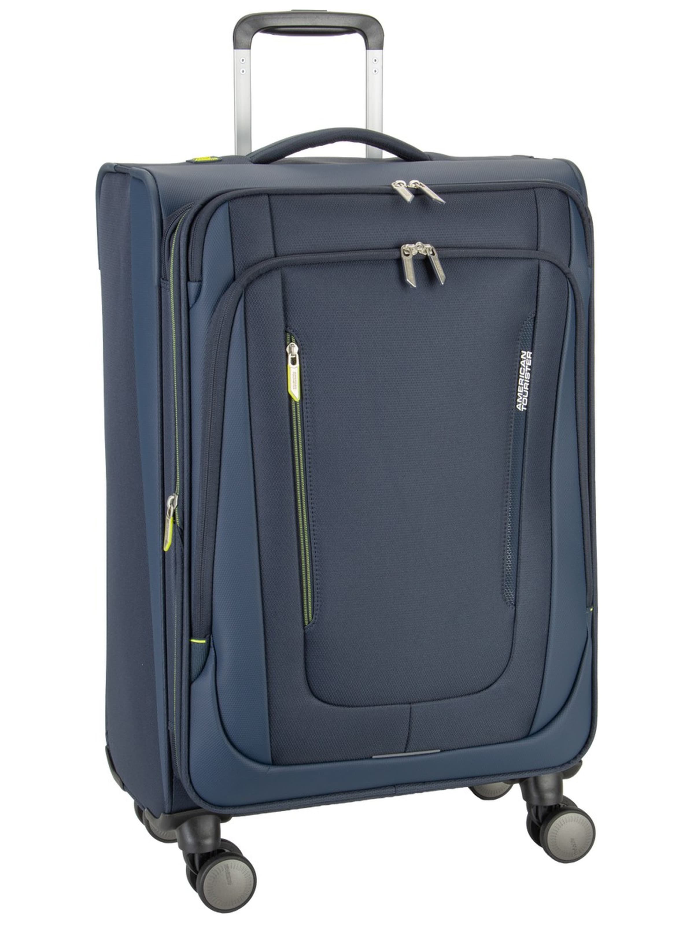 American Tourister Trolley in Blau: Vorderseite