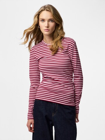 T-shirt 'PCLaya' PIECES en rose : devant