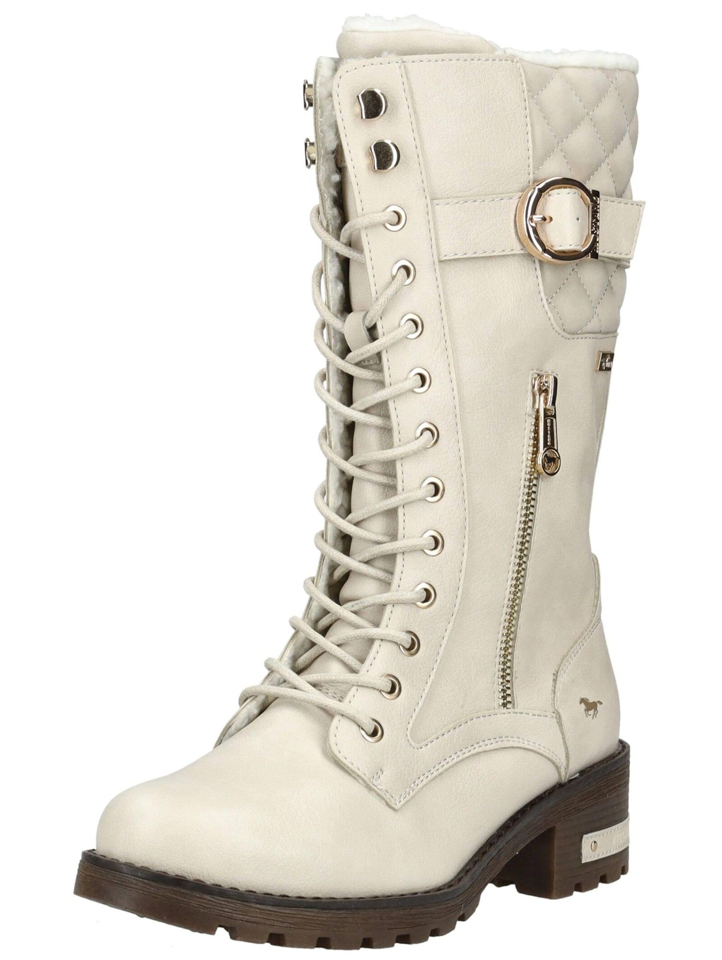 Stivale stringato di MUSTANG in beige: frontale