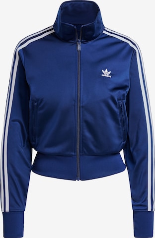 ADIDAS ORIGINALS Zip-Up Hoodie 'Adicolor Classics Firebird' in Blue: front