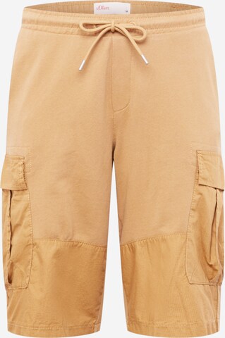 regular Pantaloni cargo di s.Oliver in marrone: frontale