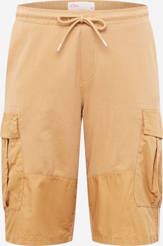 s.Oliver Regular Cargo Pants in Brown: front