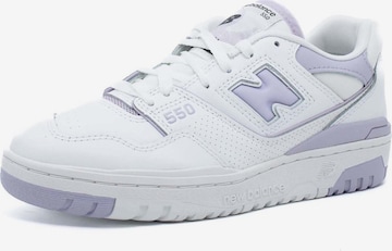 Baskets basses '550' new balance en violet : devant