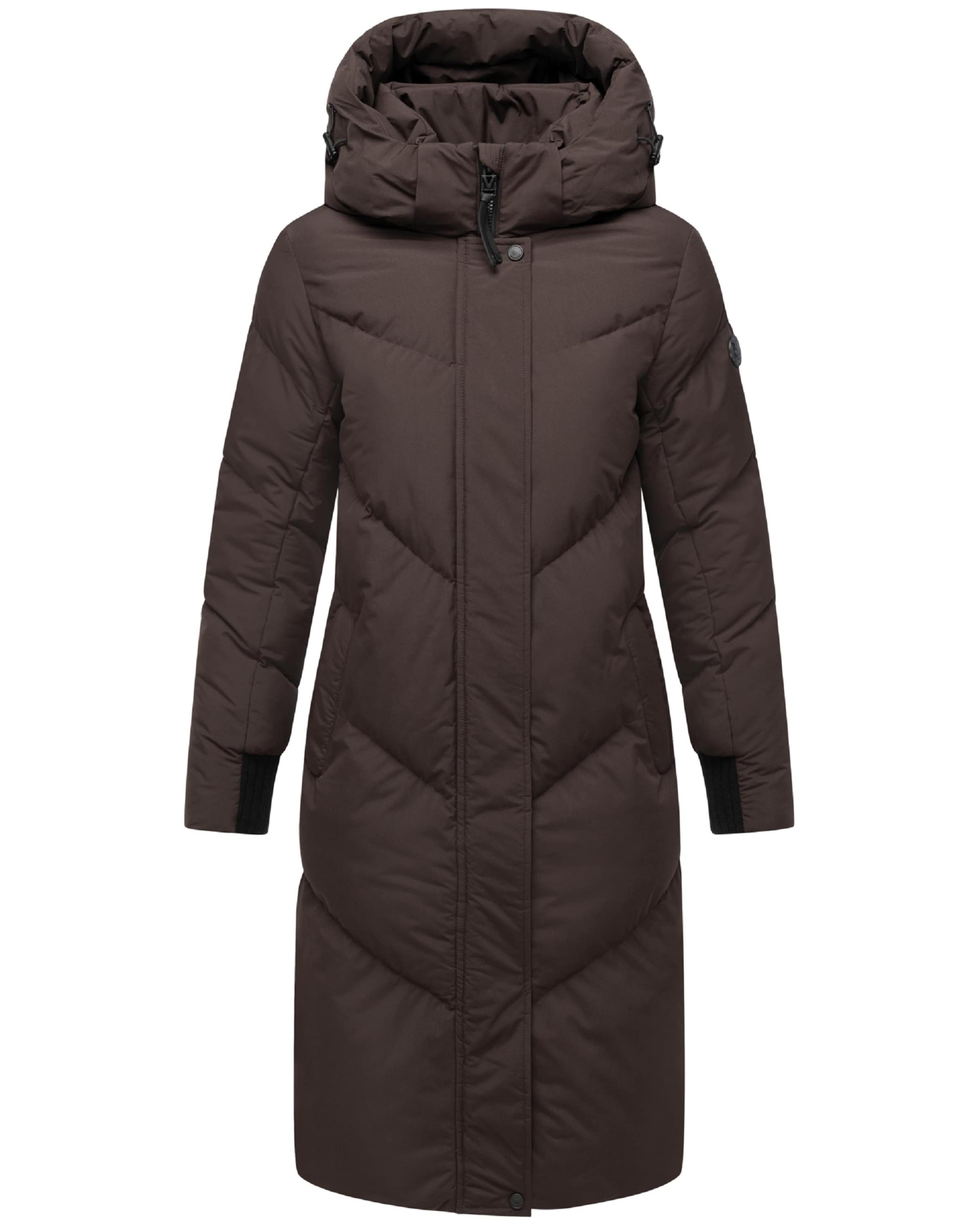 MARIKOO Zimný kabát 'Teonaa 16' - Hnedá: predná strana