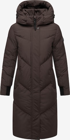 Manteau d’hiver 'Teonaa 16' MARIKOO en marron : devant