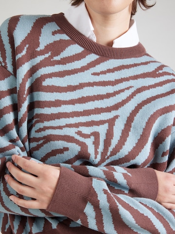 Pull-over mazine en bleu