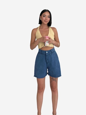 My fashion Wide leg Trousers 'Shorts' in Blue