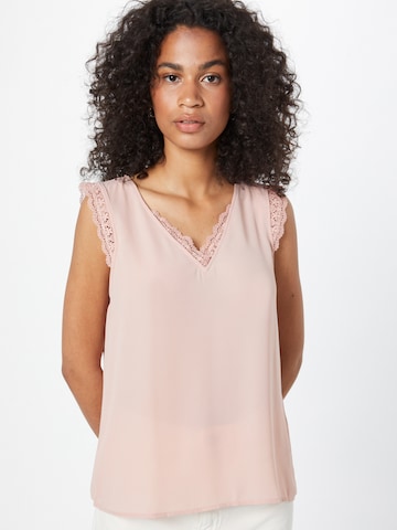 VERO MODA Blouse 'POEL' in Roze: voorkant