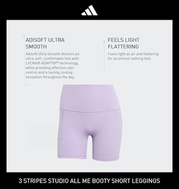 ADIDAS PERFORMANCE Скинни Спортивные штаны 'Motion' в Лиловый