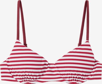 CALZEDONIA Bralette Bikini Top in Red: front