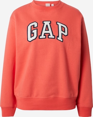 GAP Sweatshirt 'HERITAGE' in Red: front