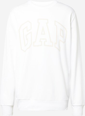 GAP Sweatshirt in Weiß: predná strana