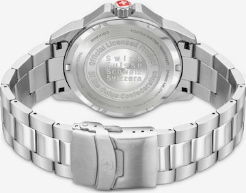 SWISS MILITARY HANOWA Analoog horloge 'PUMA' in Zilver