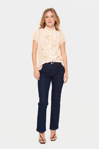 SAINT TROPEZ Bluse 'Lilja' i beige