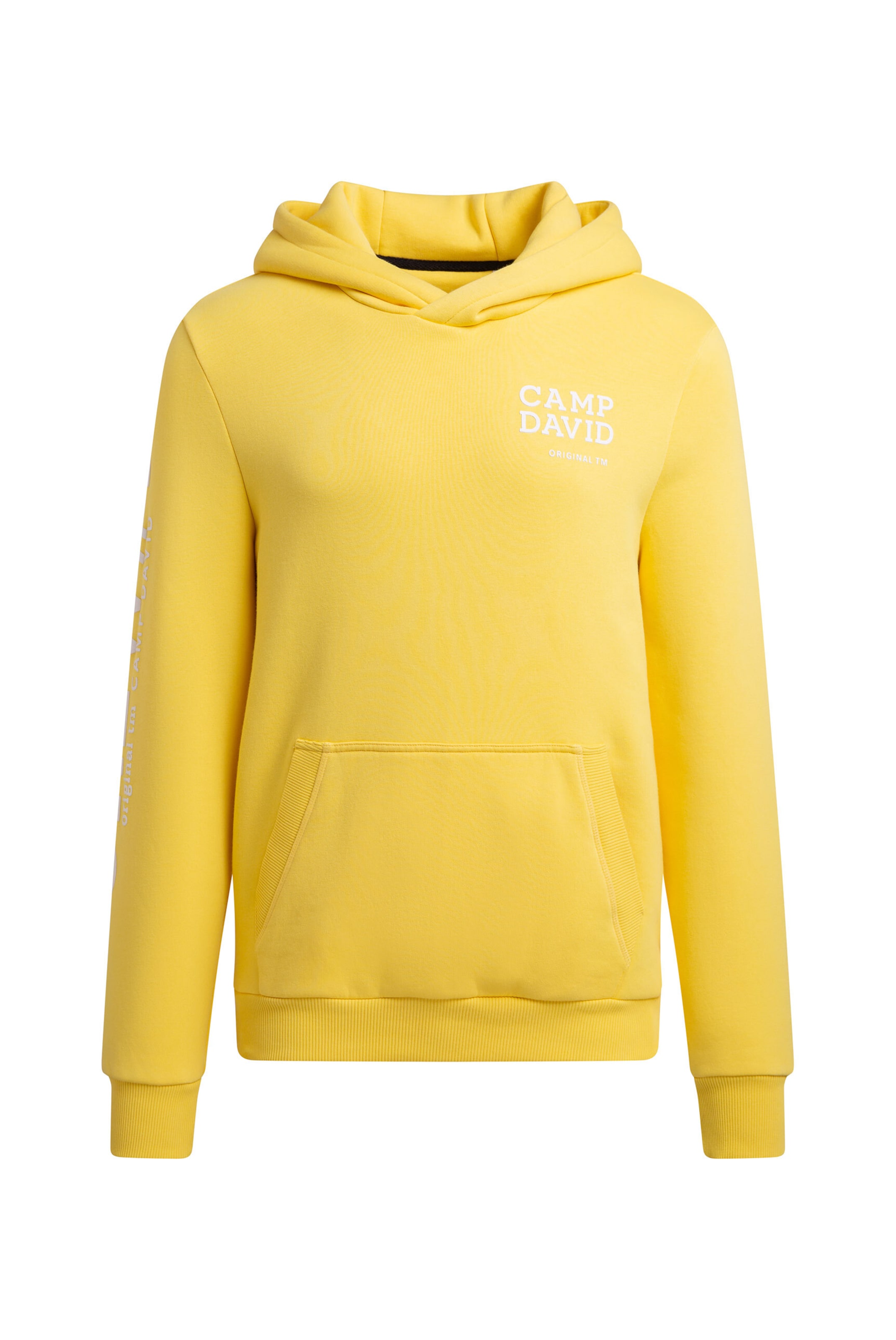 CAMP DAVID Sweatshirt in Gelb: Vorderseite