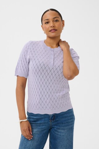 Kaffe Sweater in Purple: front