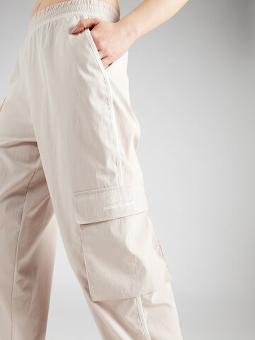 GUESS Tapered Cargohose 'ARLETH' in Beige