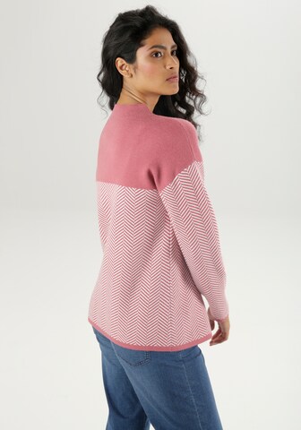 Aniston SELECTED Sweater in Pink