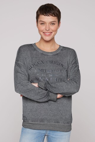 Soccx Sweatshirt in Blue: front