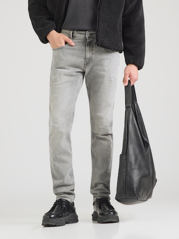 REPLAY Обычный Джинсы 'ANBASS' в Серый: спереди