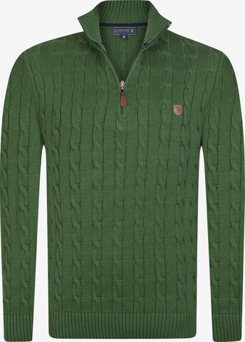 Sir Raymond Tailor Sweater 'Sherman' in Green: front