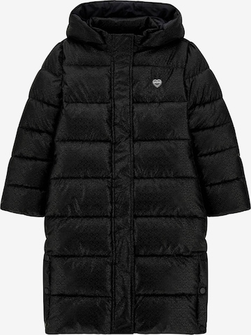 GUESS Winter Jacket in Black: front
