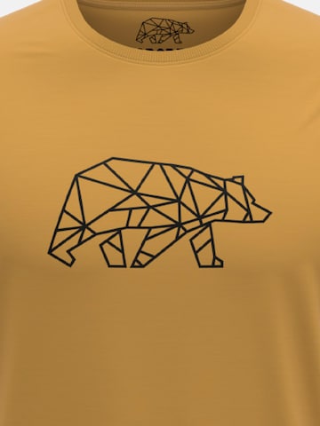 FORSBERG Shirt 'Finnson T-Shirt mit Brustlogo' in Gelb: Vorderseite