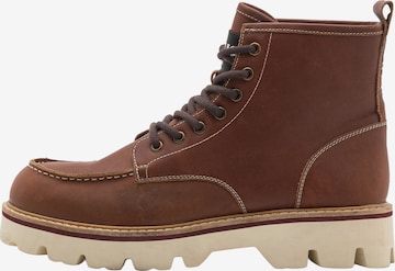 Blauer.USA Šnurovacie čižmy 'RUSK' - Hnedá: predná strana