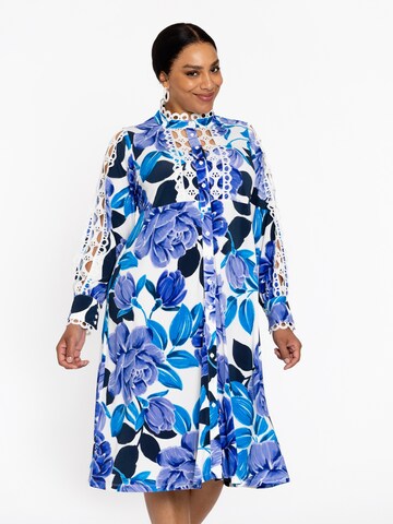 YOEK Blusenkleid in Blau: Vorderseite