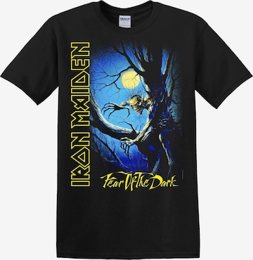 T-Shirt 'Fear of the Dark' Iron Maiden en noir : devant