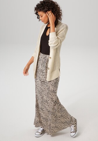 Aniston CASUAL Strickjacke in Beige